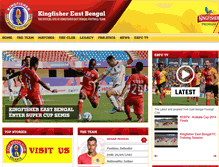 Tablet Screenshot of eastbengalfootballclub.com